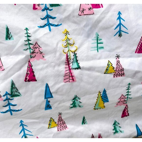 Modern Southern Home Christmas Tree Pillowcases King White 19 in W 38 in… - Picture 11 of 12